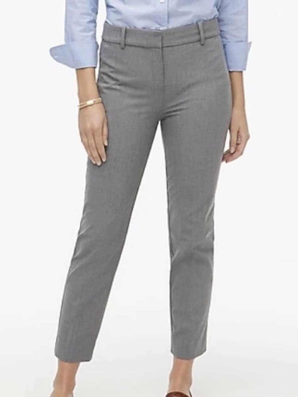 J Crew Ruby Crop pant grey size 14